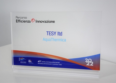 AquaThermica recognition for Efficiency and Innovation at MCE Milan 2022