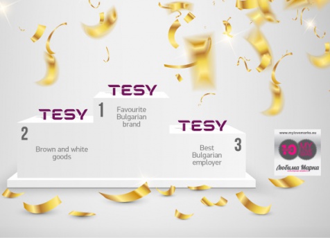 TESY is awarded in three categories in “My Love Marks” competition.